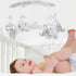 12 The Peanutshell Crib Mobile for Girls or Boys - Soft Grey Musical Baby Crib Mobile with Lullabies, Cute Elephant