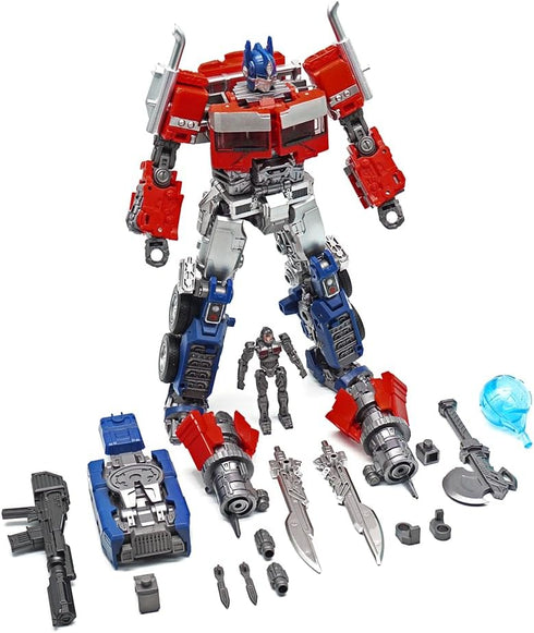 Deformation Robot Toy Character Action Figure with Accessories, KO Version Gifts for Boys and Girls, Ages 6 and Up