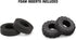 INJORA 1.0 Tires Soft Rubber Crawler Wheel Tires for 1/18 TRX4M, SCX24, Gladiator, Bronco, C10, 4PCS