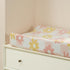Luxury Pink & White Checkered Changing Pad Cover - Daisy Dreams by Lambs & Ivy
