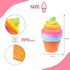 Squishy Fidget Item - Cute Small Ice Cream Squishy - Stress Relief Party Favors Fidget Tool Keychain