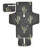 WELLDAY Black Cactus Portable Diaper Changing Pad - Waterproof Foldable Baby Diaper Changing