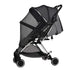2 in 1 Net Baby Stroller Sun Shades with Zipper Window, Universal Mesh Travel Cover for Outdoor Walking, Beach
