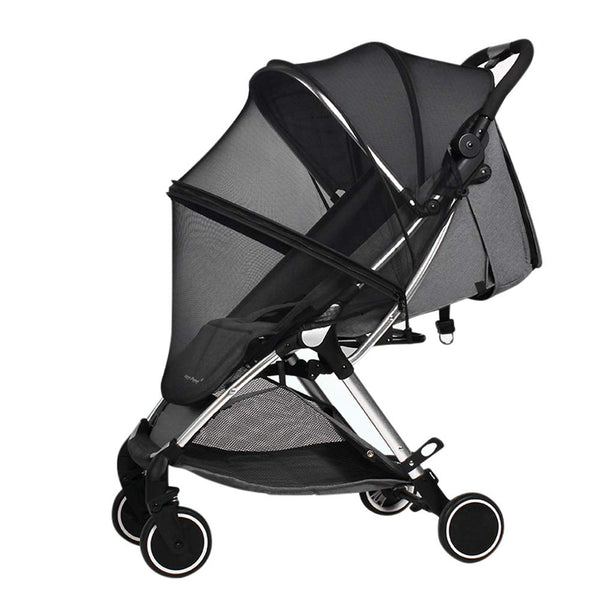 Stroller Sun Shade and Mosquito Net - See Through Breathable Mesh Protective Cover for Strollers, Bassinets, Car Seats