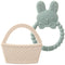 Easter Bunny Teether Set, Bunny, Carrot, Chicken, Rattle Egg & Easter Basket