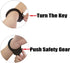Metal Toy Handcuffs with Keys for Kids (Black)