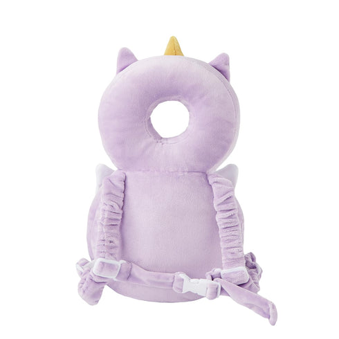 Baby Back Protection Toddler Safety Cushion Pad, Adjustable Backpack for Crawling Walking, Unicorn Design