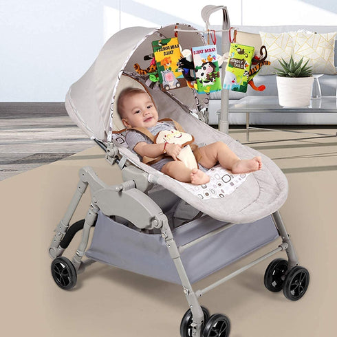 0-3-6-12-18 beiens Baby Books Toys, Touch and Feel Crinkle Cloth Book for Infant Baby Months, Early Development