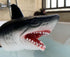 Gemini&Genius Shark Hand Puppet for Kids - Realistic Great White Shark Swimming Pool Beach Bathing Toy