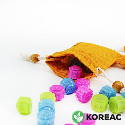 KOREAC Gonggi Konggi Korean Jacks Game, 15 Pieces | Adult Kids | Brain Game Lucky Bag