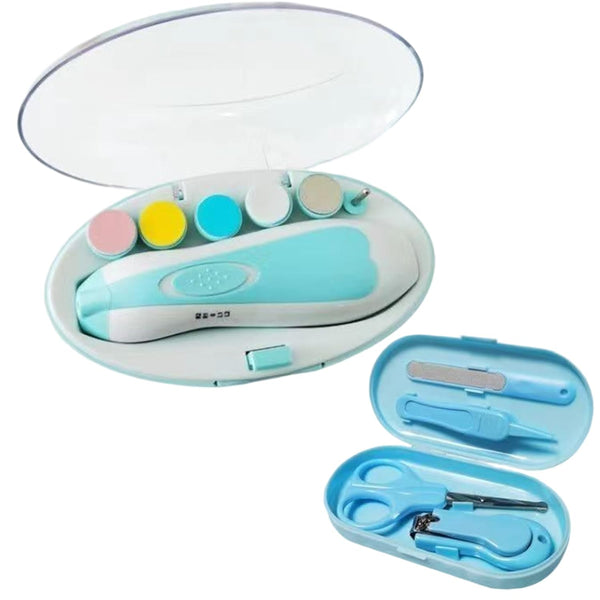 Hotainoys Baby Nail Filer Electric, 6-in-1 2 Speeds Bidirectional Rotation Baby Nail Trimmer