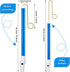 2 Pieces Slide Whistle Instrument, Slide Whistle Toy for Parent-Child Games, Kids Musical Toy, Bag Stuffers