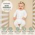 Set 2 52x28x9 Crib Mattress Sheet of Green & Beige, Premium Muslin Cotton, Fitted Crib Sheets Snugly, Breathable & Soft
