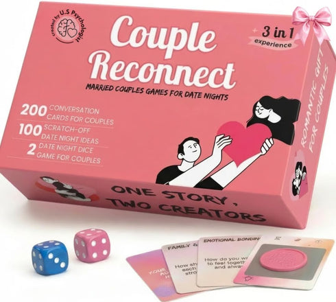 Life Sutra Couple Reconnect 3 in 1 Game - 200 Classsic Conversation
