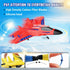 F-22 2.4 6-axis Red RC Plane for Kids Upgrade Raptor Fighter RC Airplane Remote Control Airplane Toys GHZ Smart Gyro