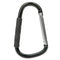 Nuby Large Handy Hook Carabiner Stroller Clip with Textured Soft Grip, Black