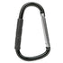 Nuby Large Handy Hook Carabiner Stroller Clip with Textured Soft Grip, Black