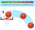 Mini Basketballs, 5 Pack 6" Basketball Set with Pump for Toddlers, Kids, Teenagers