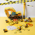 FIGEPO Construction Pinata Dump Truck Pinata for Boy Kids Construction Birthday Party Tractor Excavator Car