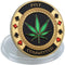 SW Poker Card-Guard Coin Collectibles - Golden Coin Chip Protector with Plastic Case, Great Gift for Collectors