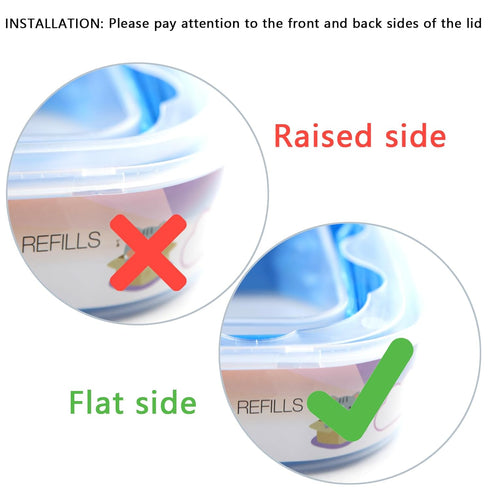 KMKMVV Pack 9 of - Diaper Pail Refills Bags Compatible with Diaper Genie Select Pail, Compact Pail,Square Pails Diaper