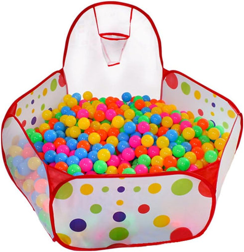 Kuuqa Ball Pit Play Tent with Basketball Hoop for Kids, Toddlers Outdoor Indoor Play 4 Ft/120CM (Balls Not Included)