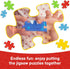 Trefl - 25 Piece Jigsaw Puzzle - World Map with Animals Print - DIY Puzzle for Adults and Children