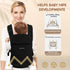 huefain (744 lbs), Baby Carrier Soft Breathable Double-Shoulder Carrier with Adjustable Support, Ergonomic Design