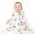 david's kids Micro Fleece Baby Sleep Sack 0-6 Months, Soft Baby Wearable Blankets with 2-Way Zipper, 2 Pack Sleeping Bags for Infant Newborn Boys Girls Neutral, Small Size, Forest/Woodland Animals by david's kids