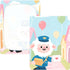 siphylline 1 Pack Letter Carrier Sheep Cartoon Cute Blue Baby Crib Sheets Cotton Baby Playard Sheet Ultra Soft Toddler