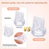 Fukaisu 12pcs 4pcs 8pcs S1 Pro/S1/E10/E20 Breast Pump Parts for eufy, Includes Silicone Diaphragms & Duckbill Valves