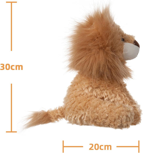 Apricot Lamb Toys Plush Yellow Lion Stuffed Animal, Soft Cuddly Medium Size, Perfect for Child, 12 Inches