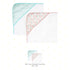 Set Pack 2, Spasilk Extra Plush Hooded Towel for Babies, Soft Terry with Muslin Printed Hood, of Pink Corals