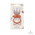 Soothing Silicone Frozen Baby Food Teething Toy, Pacifier Fruit Feeder and Teether - BPA Free, Terracotta Forage Feeder