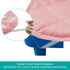 Toddler Nap Mat with Removable Pillow and Blanket, Lightweight Portable Sleeping Bag for Kids, Pink Cloud 52" x 23"