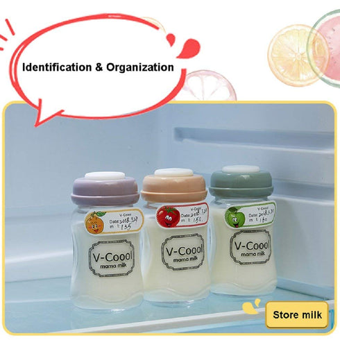 200 Pcs Bottle Labels, Animals Name and Date Label for Daycare or Kitchen, Waterproof Stickers for Bottle, Jar