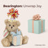 Bearington Happy Birthday Teddy Bear, Plush Stuffed Animal, 10"