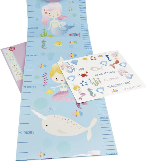 Floss & Rock Mermaid Growth Chart - Glow in The Dark