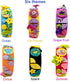 6Pack SIENON Dots Bracelets Building Block, DIY Creative Craft Project Bracelet Making Kit for Kids Friendship