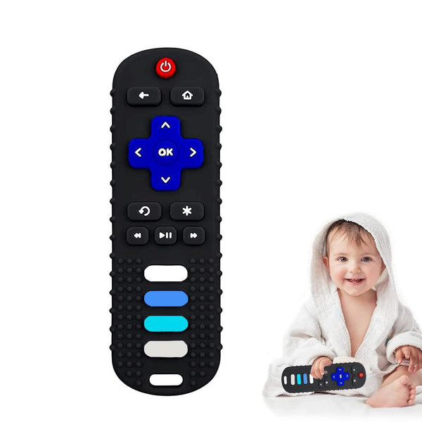 Baby Teether Toy, TV Remote Control Shape Teething Baby Toys for Infants,