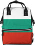 ZQYTGFDC Cuban flag Multifunctional Nappy Backpack - Large Capacity Diaper Bag with Mums