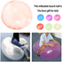 47'' Giant Bubble Ball for Adults, Inflatable Soft Rubber Ball for Outdoor Indoor Party, Water Injection, Orange