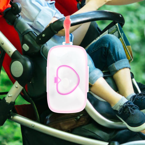 Healifty Baby Wipes Dispenser Box Portable Wet Tissue Pouch Case with Belt Clip for on The Go Lightweight Travel Wipe