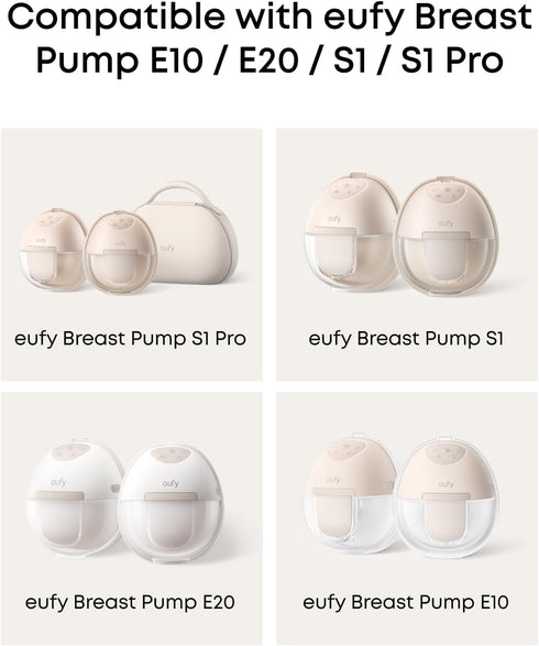 (2-Pack) E10/E20/S1/S1 eufy Security Original Diaphragm for Wearable Breast Pump Pro, Food-Grade Silicone, Suction