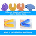 HAILI Baby Teething Toys, BPA Free Silicone Molar Teether for 0-6 Months, Hammer Wrench Shape, Blue Baby Boy Toy