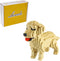 Larcele Micro Dog Building Blocks Mini Pet Toy Bricks, 950 Pieces KLJM-02 (Golden Retriever)