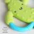 3 Itzy Ritzy Pickle-Shaped Baby Teether with Handles Silicone Teether for Babies with Easy-Grab Handles and Textured