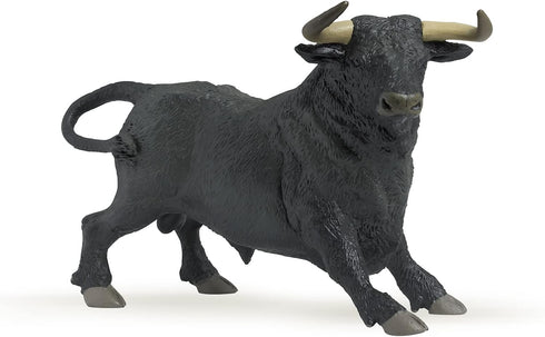 Papo Hand-Painted Farmyard Friends Figurine - Andalusian Bull - 51050, Collectible for Children 3+