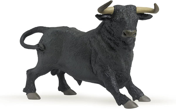 Papo Hand-Painted Farmyard Friends Figurine - Andalusian Bull - 51050, Collectible for Children 3+