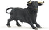 Papo Hand-Painted Farmyard Friends Figurine - Andalusian Bull - 51050, Collectible for Children 3+